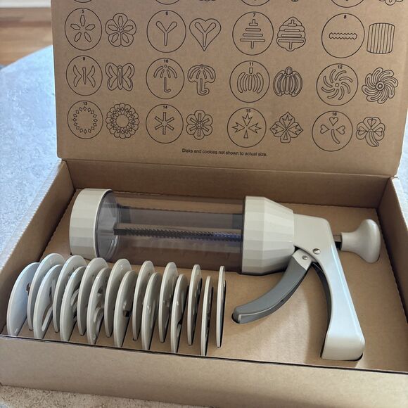 PAMPERED CHEF COOKIE PRESS #1525 Pre Owned Excellent Condition - Picture 1 of 2